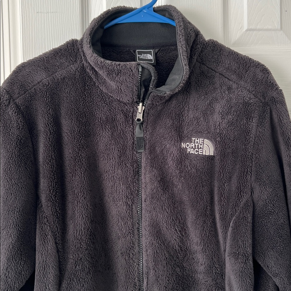 The North Face Black Fleece Jacket Woman Large